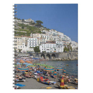 Beach at Amalfi, Campania, Italy Notebook