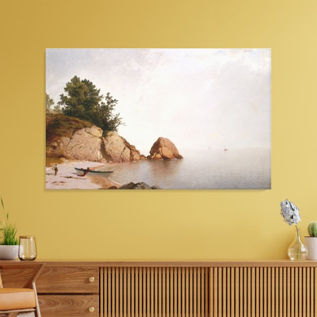 Beach at Beverly Canvas Print (Insitu(LivingRoom))
