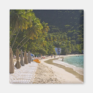 Beach at Cane Garden Bay, Island of Tortola Magnet