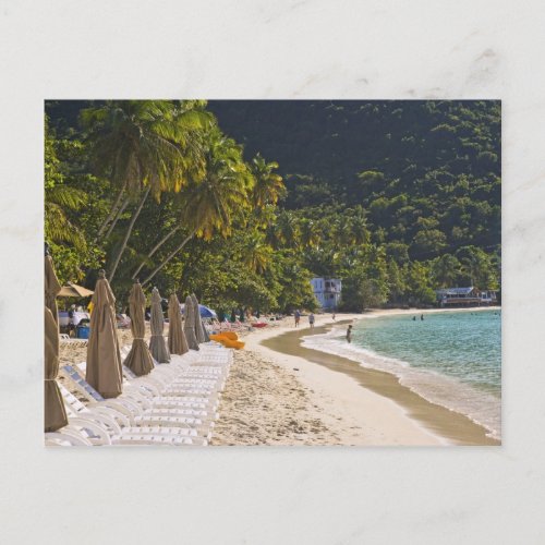 Beach at Cane Garden Bay Island of Tortola Postcard