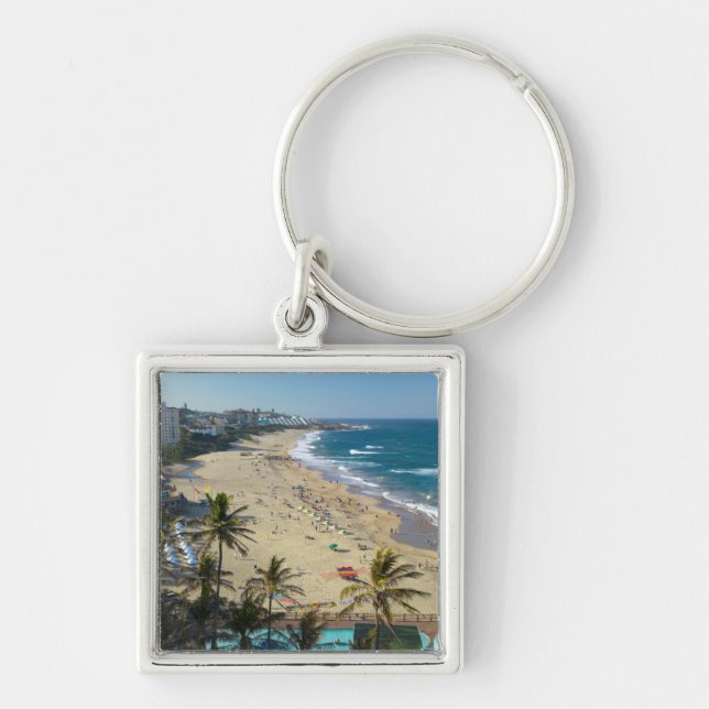 Beach At Margate, South Coast, Kwazulu-Natal Keychain (Front)