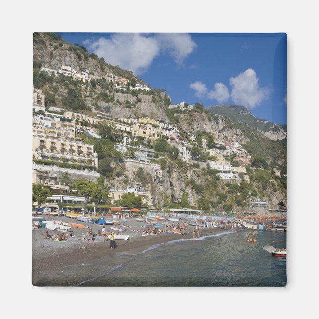 Beach at Positano, Campania, Italy Magnet (Front)