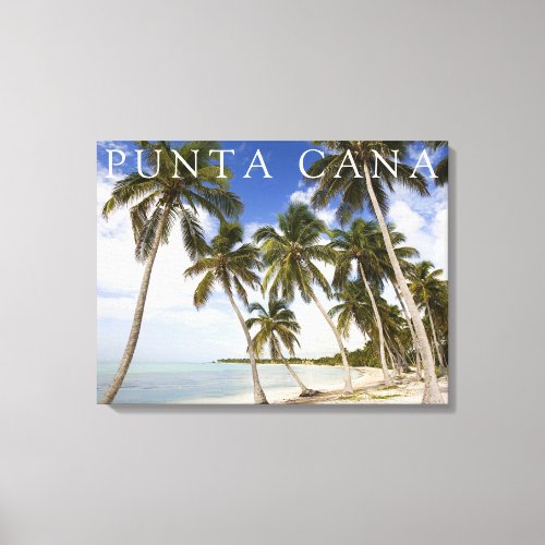 Beach at Punta Cana  Dominican Republic Canvas Print