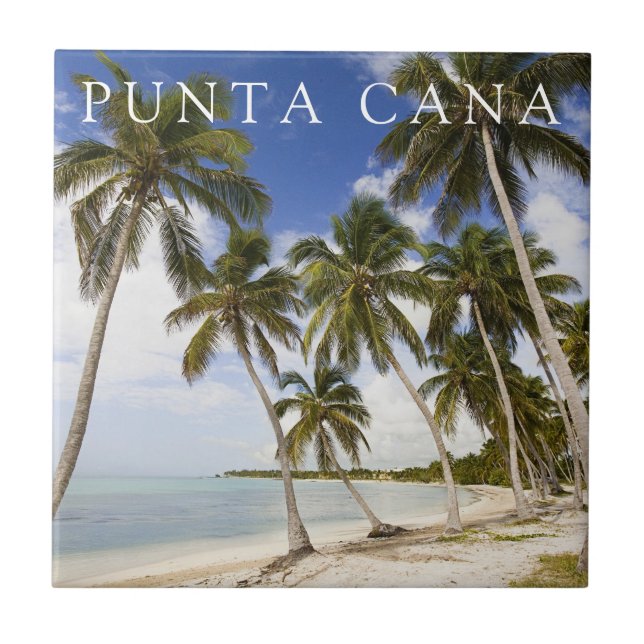 Beach at Punta Cana | Dominican Republic Ceramic Tile (Front)