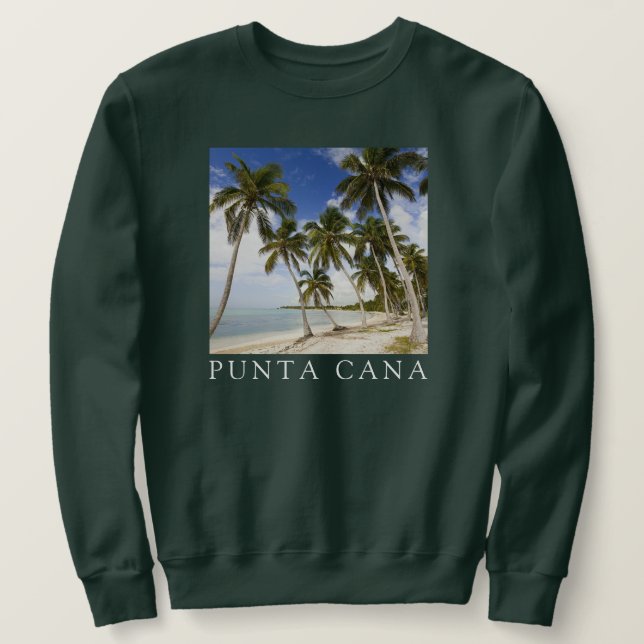 Beach at Punta Cana | Dominican Republic Sweatshirt (Design Front)