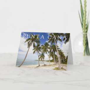 Beach at Punta Cana   Happy Birthday Card