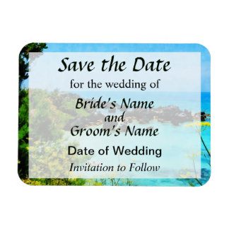 Beach at St. George Bermuda Save the Date Magnet