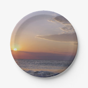 Beach at Sunrise Paper Plates