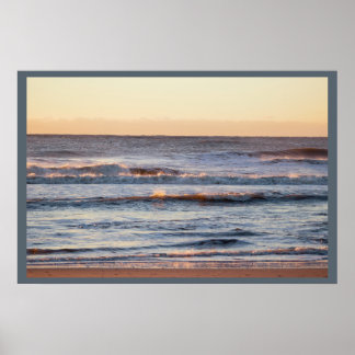 Beach at Sunrise Photo Poster