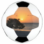 Beach at Sunset Soccer Ball