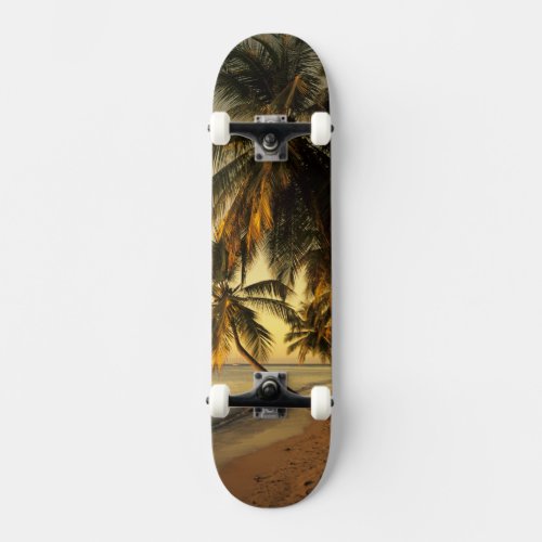 Beach at sunset Trinidad Skateboard Deck