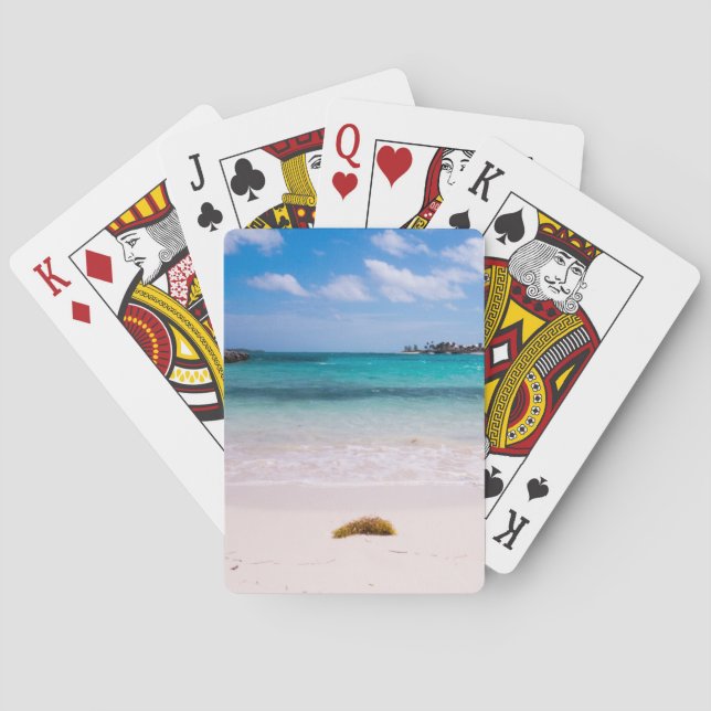Beach | Atlantic Ocean | The Bahamas Poker Cards (Back)