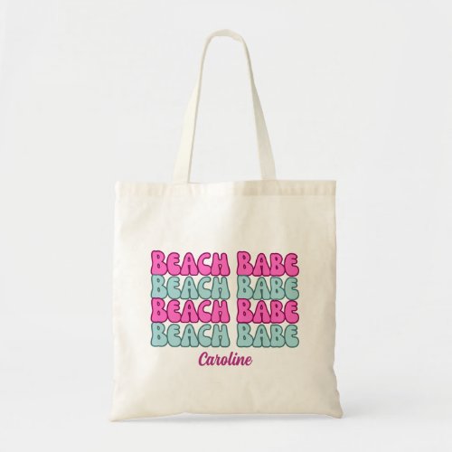 Beach Babe Bachelorette Party Tote Bag