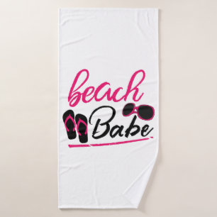 beach babe bath towel