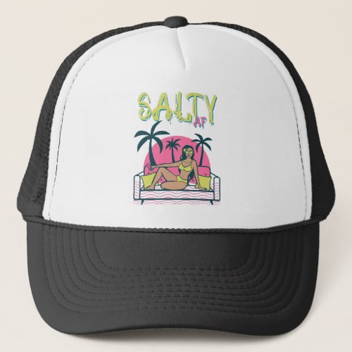 Beach Babe by Salty AF Trucker Hat