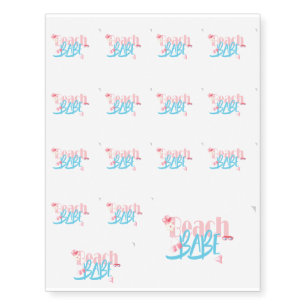 Beach-Babe.gif Temporary Tattoos
