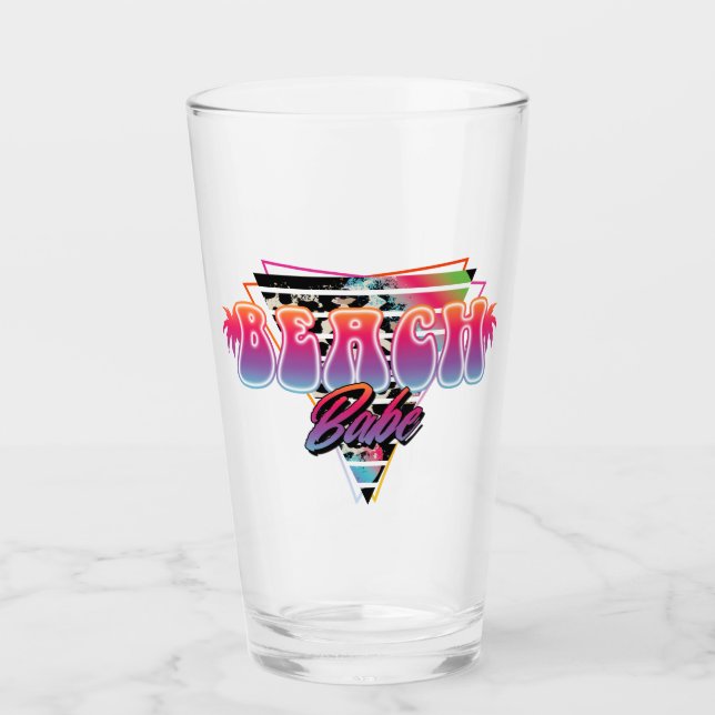 Beach Babe Glass (Front)