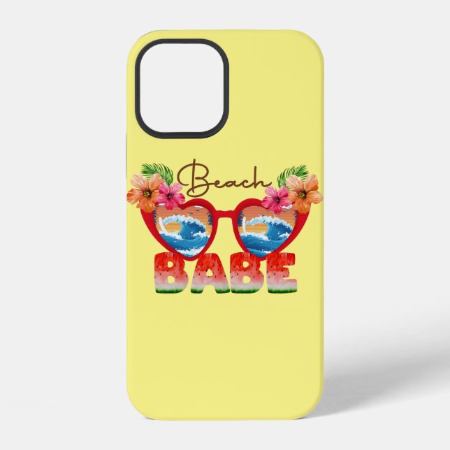 Beach Babe Iphone Case (Back)