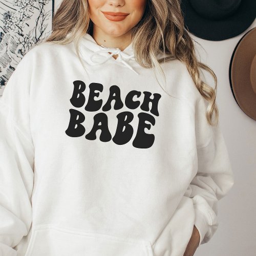 Beach Babe Matching Customized Bachelorette Party Hoodie