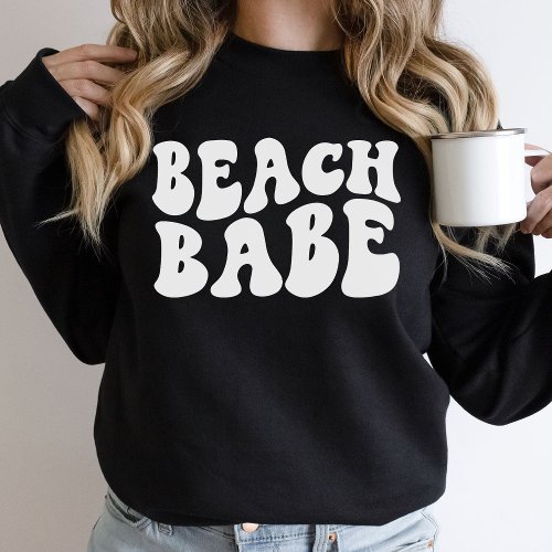 Beach Babe Matching Customized Bachelorette Party Sweatshirt