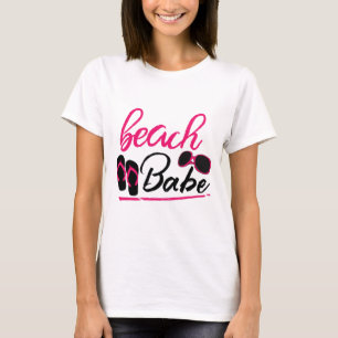 beach babe pink sunglasses T-Shirt