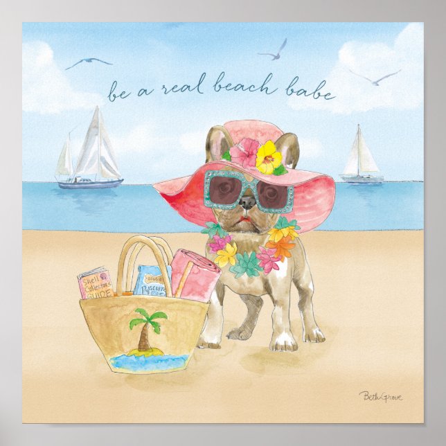 Beach Babe Poster (Front)