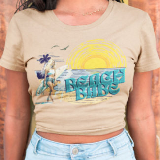Beach Babe Retro Summer Vacation