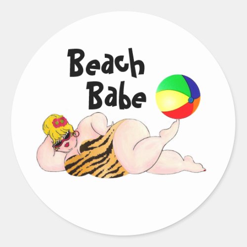 Beach Babe stickers