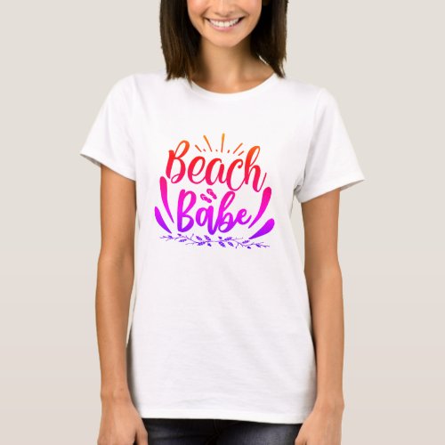 Beach Babe Sunny Vibes T_Shirt