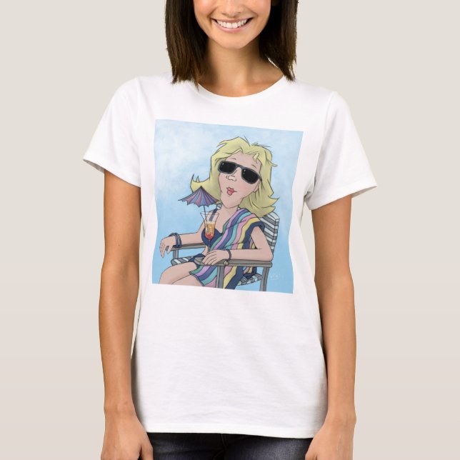  Beach Babe   T-Shirt (Front)