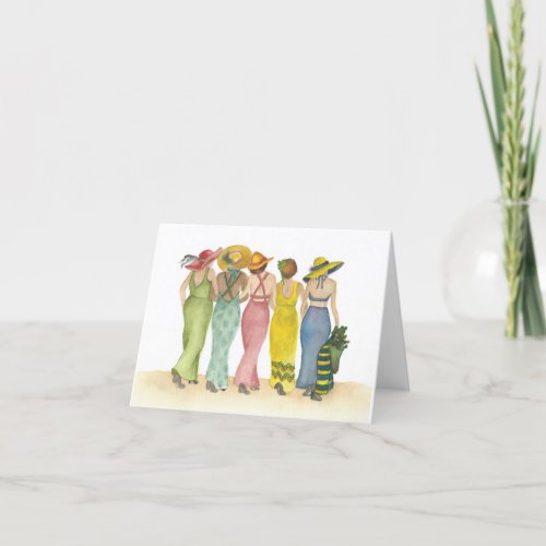 Beach Babes believed they could Greeting Card