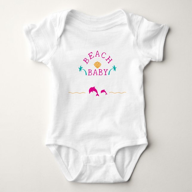 Beach Baby Bodysuit (Front)