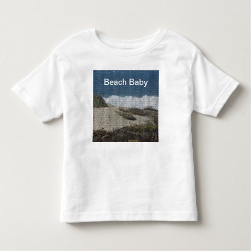 Beach Baby California Coastal Landscape Sand Ocean Toddler T_shirt
