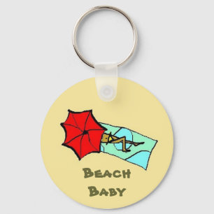 Beach Baby - keychain