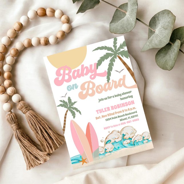 Beach Baby Shower Invitation (Creator Uploaded)