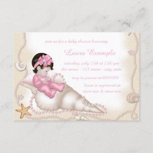 Beach Baby Shower Invitation