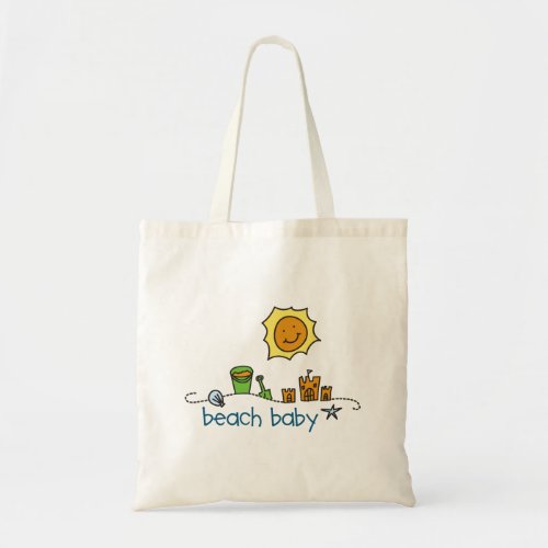 Beach Baby Tote Bag