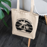 Beach Bachelor Party Island Wedding Groomsmen Tote Bag<br><div class="desc">Cool palm trees on a stylist custom bachelor party or groomsmen tote bag gift. Customize these cool bags for your destination wedding. They are perfect for the whole bridal party to bring to an island getaway rehearsal dinner or for a maid of honor or best man.</div>