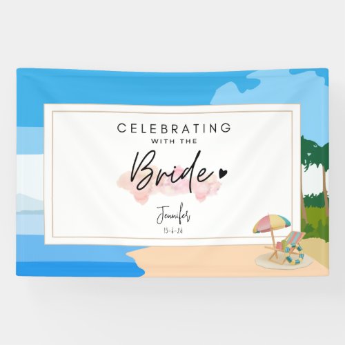 Beach Bachelorette  Hens Party customized  Banner