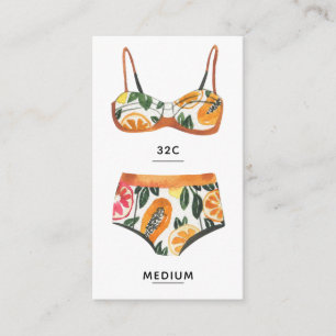 Beach Bachelorette Lingerie Insert Card