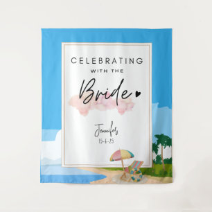 Beach Bachelorette Party backdrop banner