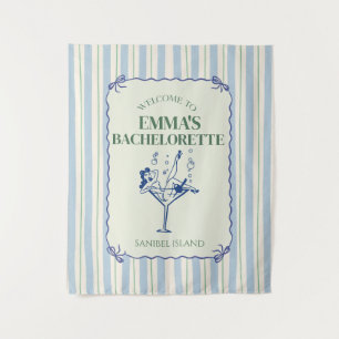 Beach Bachelorette Party Banner Decor Tapestry