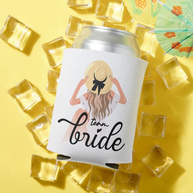  Beach Bachelorette Party Bridesmaid Can Cooler (In Situ Summer)