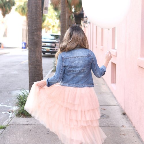 Beach Bachelorette Party Bridesmaids Denim Jacket