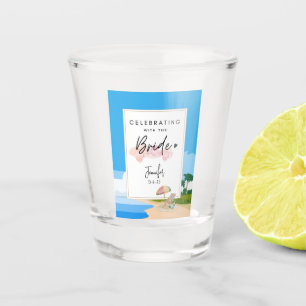 Beach Bachelorette Party customized  Shot Glass