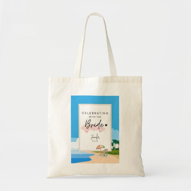 Beach Bachelorette Party customized  Tote Bag (Front)