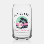 Beach Bachelorette Party Favor Bridesmaid Gift Can Glass<br><div class="desc">Make a splash at your upcoming bachelorette party with this stunning beach bachelorette party personalized merchandise. Whether you're celebrating a bach trip, a girls' vacation, or a best friends' holiday, this custom beach bachelorette party merchandise is the perfect addition to your unforgettable getaway. Add a personal touch to your bachelorette...</div>