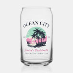 Beach Bachelorette Party Favor Bridesmaid Gift Can Glass<br><div class="desc">Make a splash at your upcoming bachelorette party with this stunning beach bachelorette party personalized merchandise. Whether you're celebrating a bach trip, a girls' vacation, or a best friends' holiday, this custom beach bachelorette party merchandise is the perfect addition to your unforgettable getaway. Add a personal touch to your bachelorette...</div>