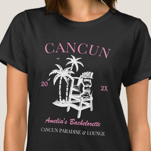 Beach Bachelorette Party Girls Vacation Custom T_Shirt