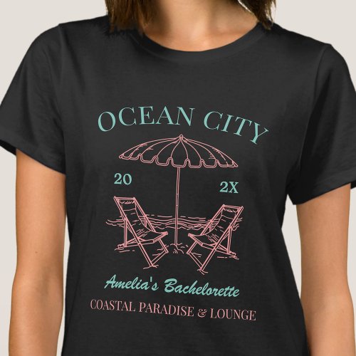 Beach Bachelorette Party Girls Weekend Matching T_Shirt